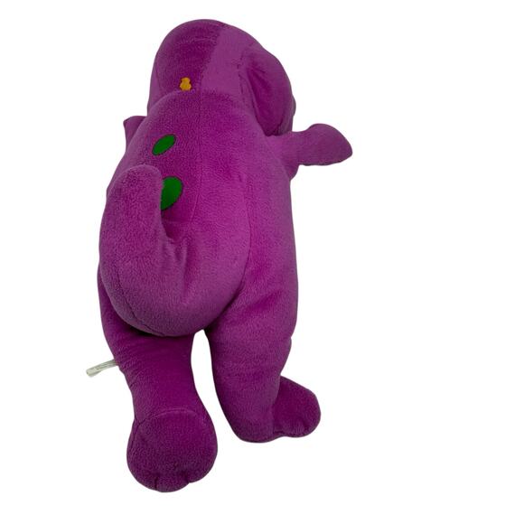 Barney The Purple Dinosaur Vintage Y2K Stuffed Animal Plush Plushie Toy 15" - Picture 4 of 9